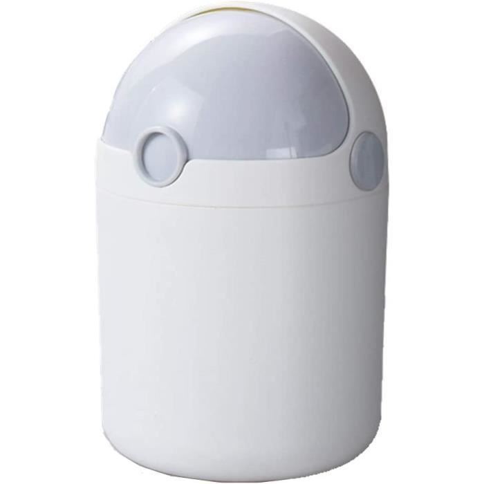 Poubelle De Table Avec Couvercle - Petit Bac Plastique Bureau, Cuisine, Salle De Bain