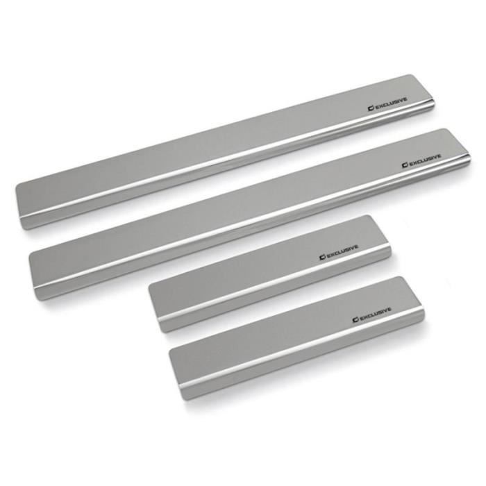 Baguettes De Seuil Mercedes Vito CARFFEE - 2 Pièces Noires ABS Pour Viano W639 Et V-Class W447