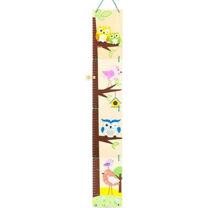 Toise En Bois Hiboux Decoration Chambre D Enfant Cadeau Naissance Bebe Cdiscount Puericulture Eveil Bebe