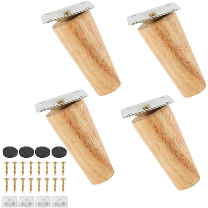 Pied De Meuble, 4 Pièces Pied Reglable Pour Meuble, Pieds De Meuble