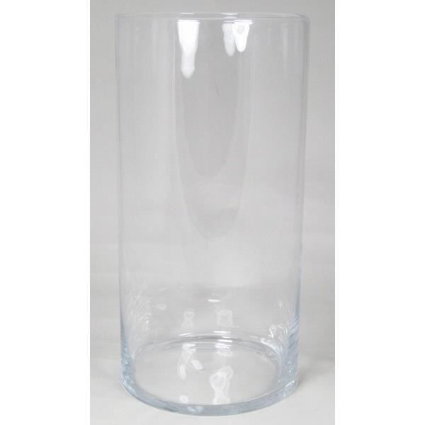 Grand Vase Transparent A Poser Au Sol Vase A Poser Au Sol Roman Cylindre Rond Transparent 50cm O25cm Vase Transparent Vase De Fleurs Inna Glas Achat Vente Vase Soliflore Cdiscount