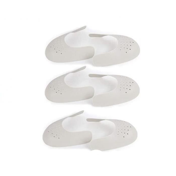 4 Paires Shoe Shields Protector Contre Les Plis de la Chaussure INTVN Embauchoir Plastique 