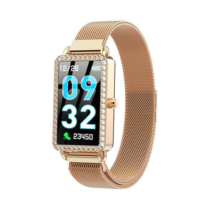 Montre Connectée IP67 Etanche Femmes Cadeaux, Bluetooth Bracelet avec