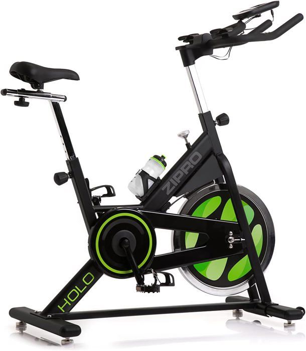 Velo d appartement Mecanique Holo 2 Zipro Noir Vert Construction solide en acier Roulettes de transport Cdiscount Sport