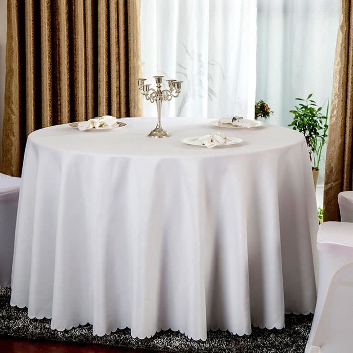 Nappe De Table Nappe Ronde Blanche Nappe Ronde 240 Cm Nappe
