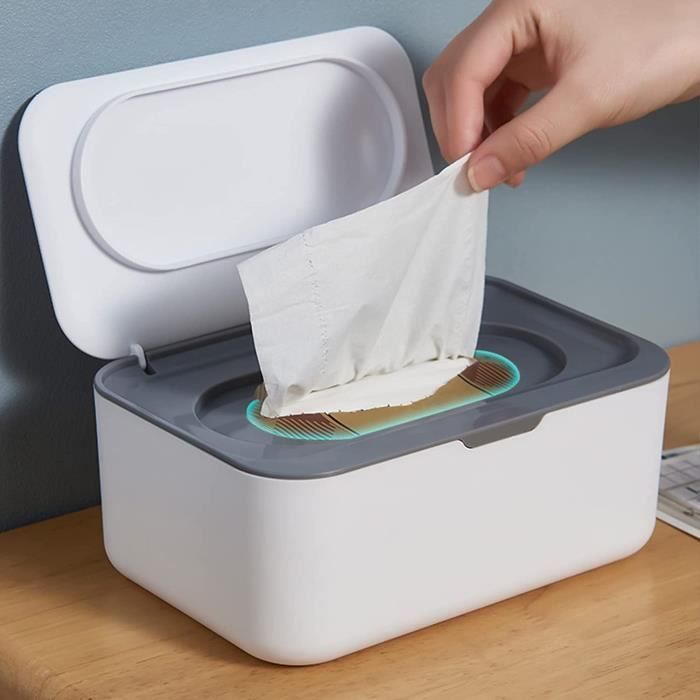 Ruixinshi Boîte à mouchoirs humides Automatique en Plastique Cas Tissue Case lingettes pour bébé Accessoires kit Voiture,Green Design 