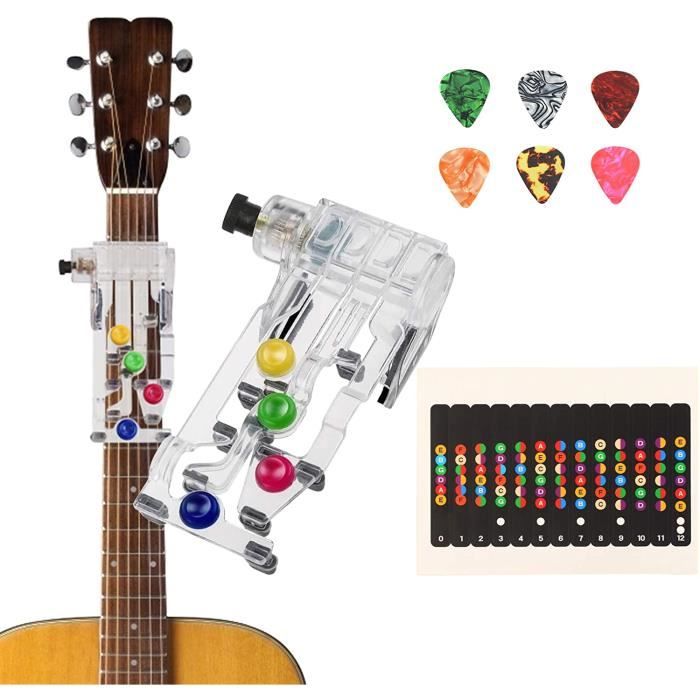 Systeme Dapprentissage La Guitare Accord Guitare Auxiliaire Efficace Systeme Dapprentissage Utile Outil Daide A Lenseignement Dispositif Pour Tous Les Ages Accordeurs De Guitare Guitar Trainer Instruments De Musique Et Sono Guitares Et