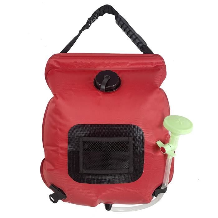 Sac De Douche Solaire Portable Lixada - 20L Ou 40L - Pour Camping, Randonnée, Animaux