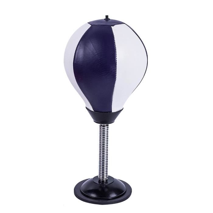 Ballon De Boxe De Réaction Avec Support - Hauteur Réglable 127-150 Cm - Pour Entraînement à Domicile - Réduction Du Stress