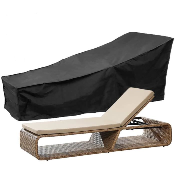 HOUSSE DE PROTECTION Pour Chaise Longue De Jardin, Imperméable, Coupe