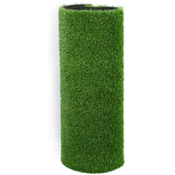 Tapis Herbe Artificielle Ronde - Diamètre 60 Cm - Décoration Table Fête, Pique-nique, Intérieur/extérieur - Vert - 11