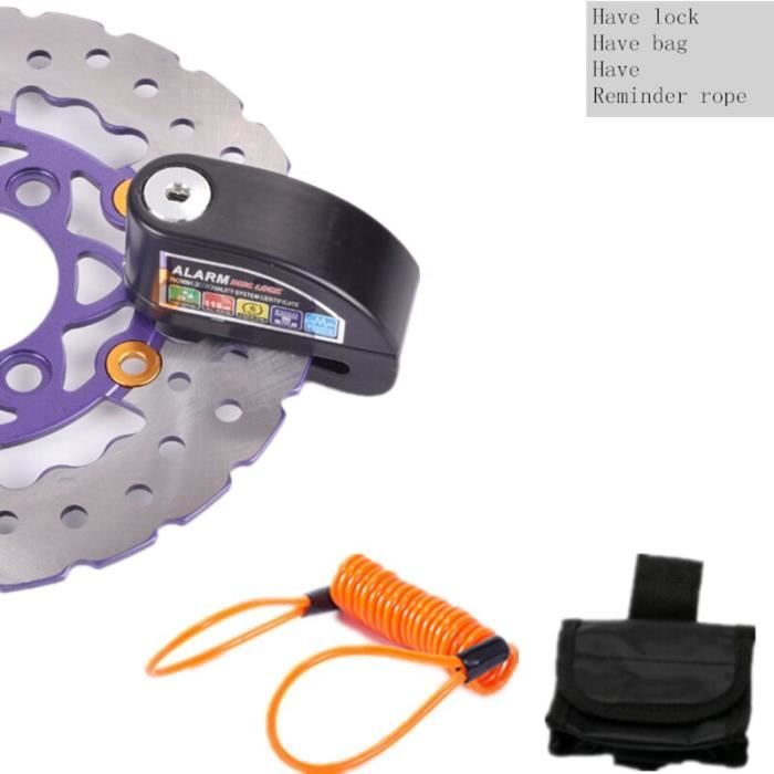 Antivol Freins À Disque Antivol Avec Corde De Rappel Compatible Avec