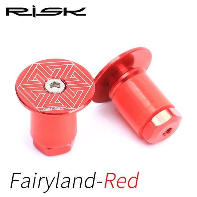 Embouts De Guidon Aluminium Rouge - Équilibreurs Pour Vélo Ou Moto - La Paire
