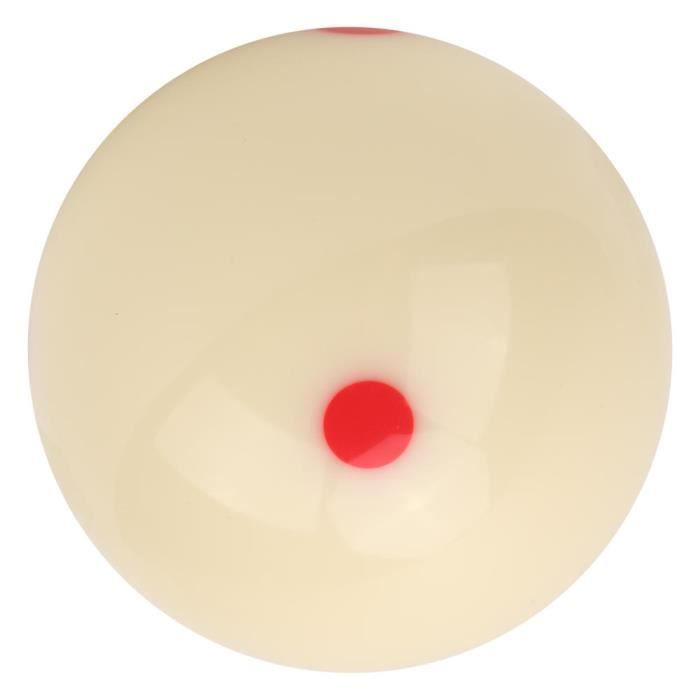 Boule De Billard Standard 52,5 Mm - Résine De Qualité, Pour Snooker, Entraînement Ou Jeu, Rouge