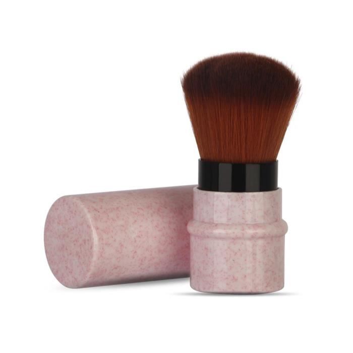 Cikonielf Pinceaux De Maquillage Pinceau De Fond De Teint Marbre Court A Manche Extensible Pinceau A Poudre Fard A Joues Rose Cdiscount Au Quotidien