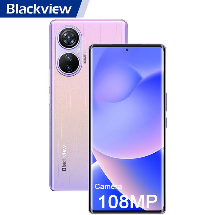 Smartphone Blackview A200 Pro - Violet - 108MP - 24Go+256Go - 6.67\