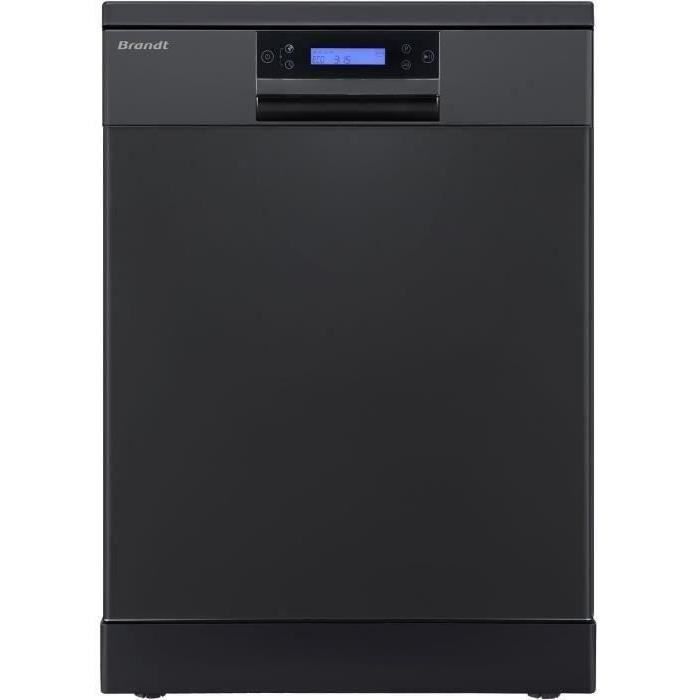 Lave Vaisselle Pose Libre Brandt Lvc144ib 14 Couverts Moteur Inverter L60cm 44 Db Noir Cdiscount Electromenager