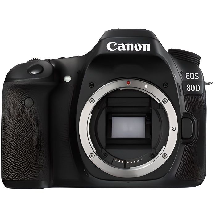 Appareil photo reflex Canon EOS 80D - 24.2 MP - Vidéo Full HD - Ecran LCD 3 tactile et orientable - Wi-Fi - NFC