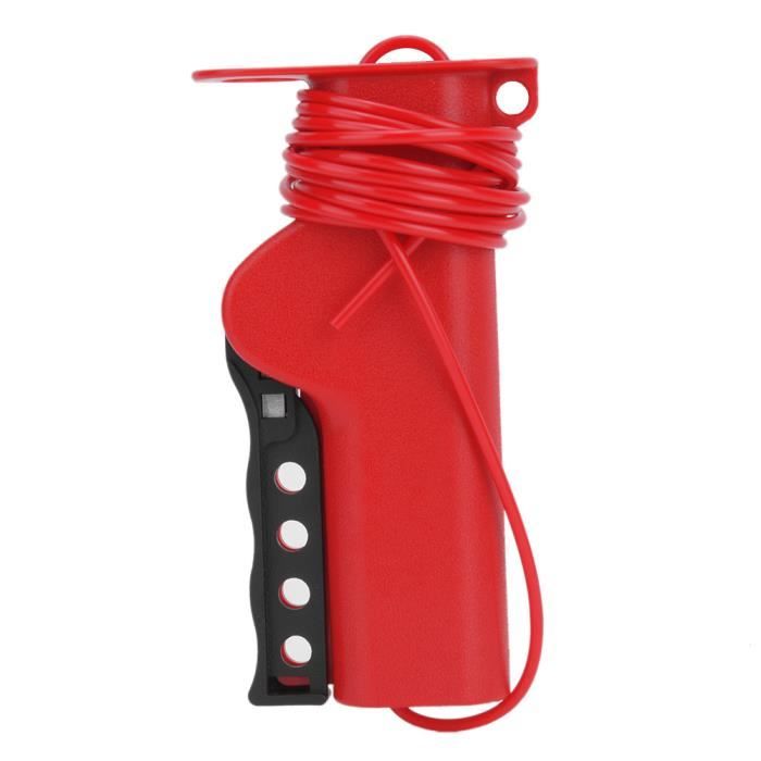 Câble De Sécurité En Acier 80cm Câble En Acier Tressé à Double Boucle