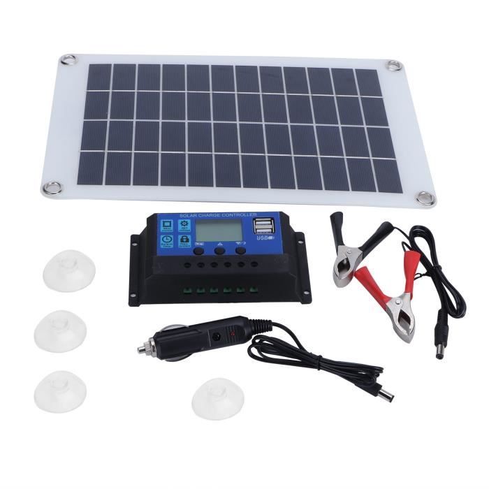 Panneau Solaire Mono 18V, USB 12V/5V DC, Chargeur Solaire Flexible Pour Système 100W, Chargeur De Batterie De Voiture, Camping-car, Bateau Acheter à Prix Bas - Livraison Gratuite, Avis Réels Avec Des Photos
