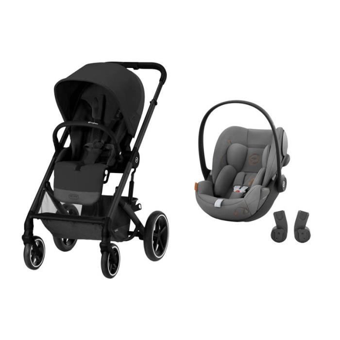 CYBEX Poussette DUO BALIOS S Lux BLK Moon Black Cloud G Lava grey Cdiscount Puericulture Eveil bebe
