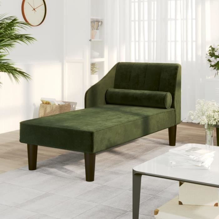 Chaise Longue Pliante Greenblue – Bois De Hêtre Vert Foncé, Transat De Jardin Moderne