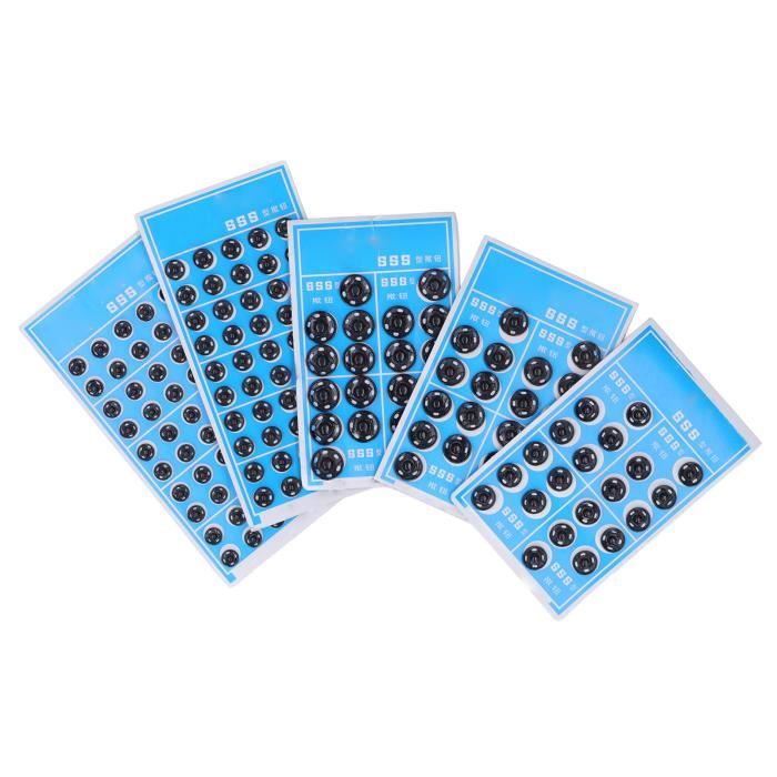 Prym Lot De 6 Boutons-pression En Métal à Coudre Argenté