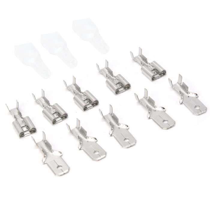 Kit De 450/315 Connecteurs à Sertir électriques Mâle/femelle - Cosses Bêche 16 AWG