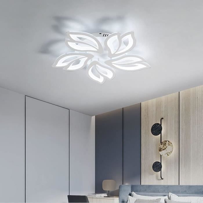 Luminaire Plafonnier Led 6000Lm, 65W Lampe De Plafond, Lustres Moderne