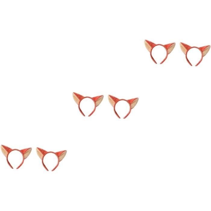 Bandeau Oreilles De Renard Uposao - Serre-Tête Cosplay Peluche Douce Pour Filles Et Femmes