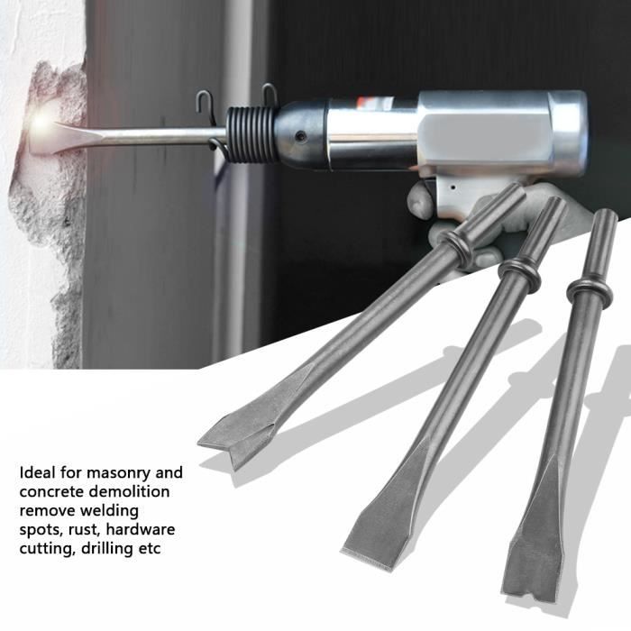 Marteau Pneumatique Allongé - Acier Chrome-Molybdène, Longueur 100 Mm, Diamètre 30 Mm - Pour Carrosserie Auto