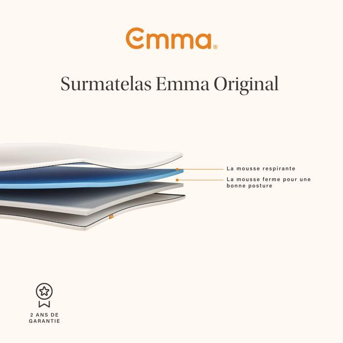 Surmatelas Emma 160x200