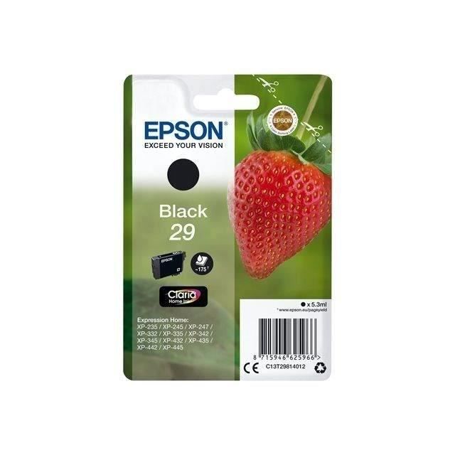 EPSON Cartouche dencre T2981 noir – Fraise (C13T29814012)