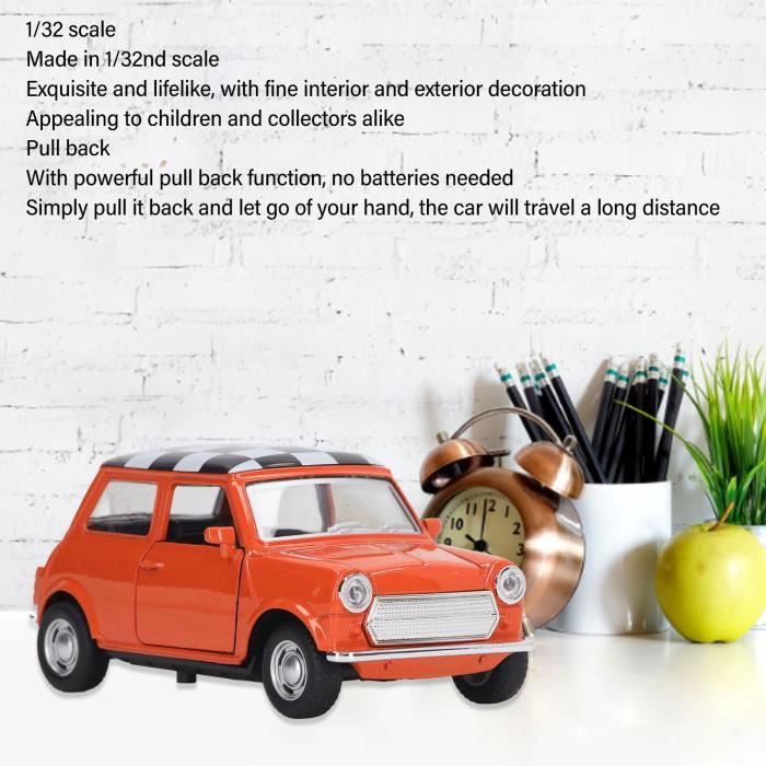 Modèle de voiture 1/32 1/32 Pull Back Car Simulé Mignon Alliage Modèle de voiture 1/32 1/32 Pull Back Car Simulé Mignon Alliage