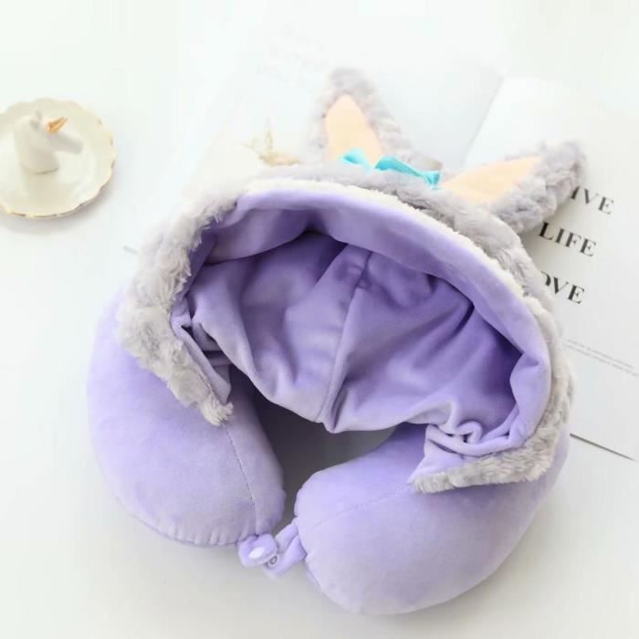 EHIOG Oreiller De Voyage En Forme De U - Coussin Soutien Cou Ergonomique - Pour Voiture, Avion, Bureau