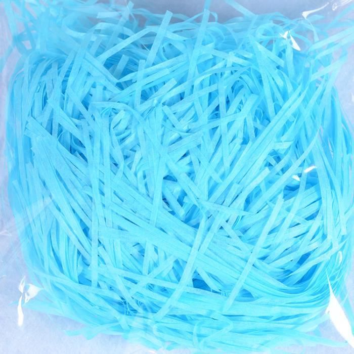 100g de papier de soie déchiqueté coloré met en sac l'emballage de  remplisseur de papier de panier de panier Lac bleuLac bleu - Cdiscount  Beaux-Arts et Loisirs créatifs