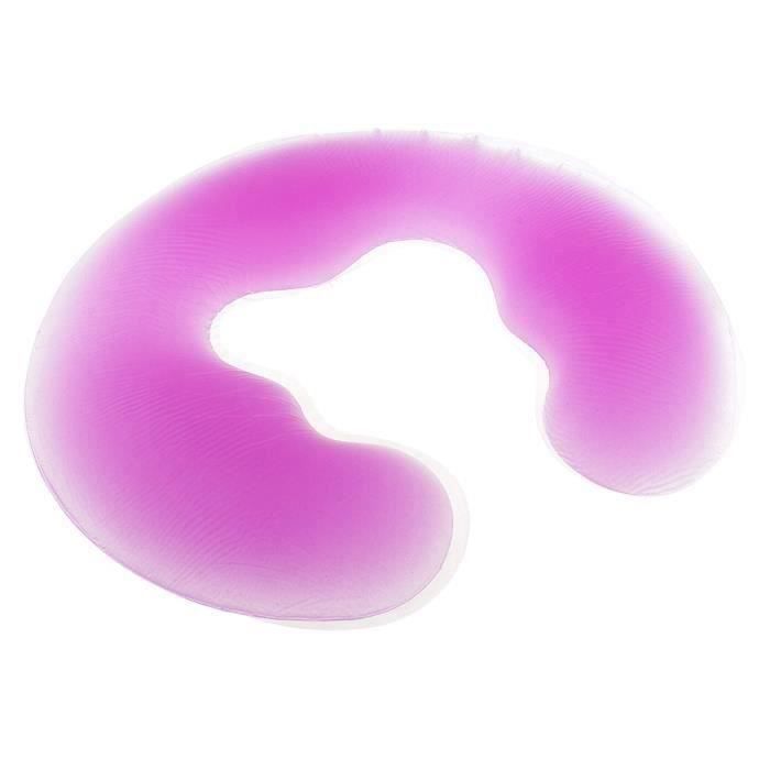 Oreiller De Massage Visage Violet - Repose-Tête Confortable Pour Table De Massage Et Spa