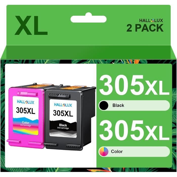 Pack De 2 Cartouches D'encre HP 305 - Noire + Tricolore, Neuves, Date 2027