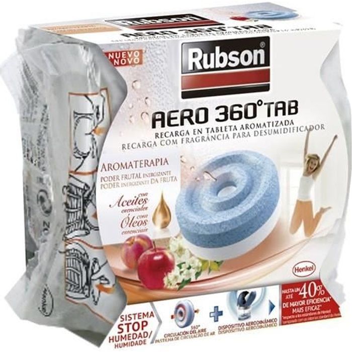 Rubson recharge déshumidificateur 360 Aero fruits 450g Henke