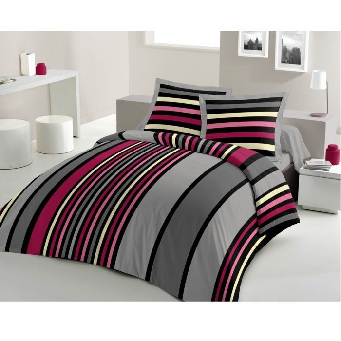 CASATXU Housse 200x200 + 2 Taies SONYA ROSE - Achat ...