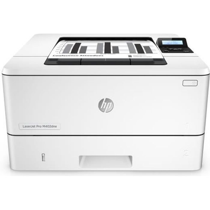 HP Imprimante Laser -  INC - LaserJet Pro 400 M402dne - Monochrome - 63 ppm - A4 