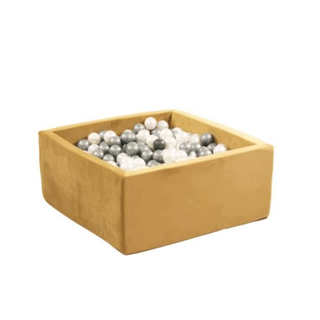 MISIOO – Lot De 50 Balles De Jeu Pour Bébé – Diamètre 6 Cm – Plastique Sûr Non Toxique – Bleu – Piscine à Balles, Salle De Jeux – Dès 1 An