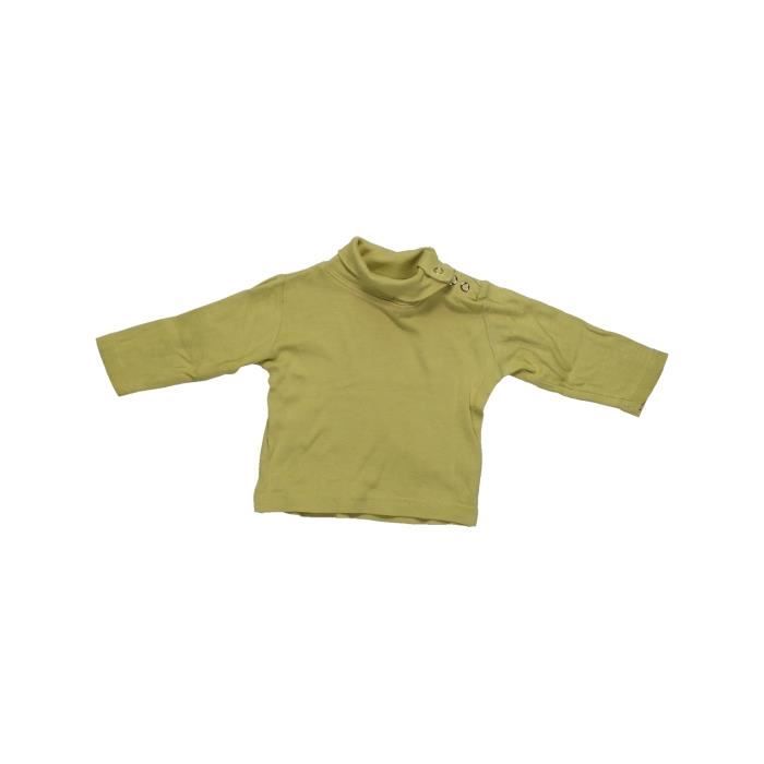 T Shirt Col Roule Bebe Garcon 3 Suisses 6 Mois Marron Hiver Vetement Bebe Marron Cdiscount Pret A Porter