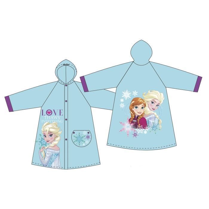 Impermeable enfant fille La reine des neiges Rose et Bleu de 4 a 8ans Bleu Cdiscount Pret a Porter