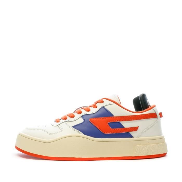 Baskets Blanches Homme Diesel Sukiyo Low Blanc Cdiscount Chaussures