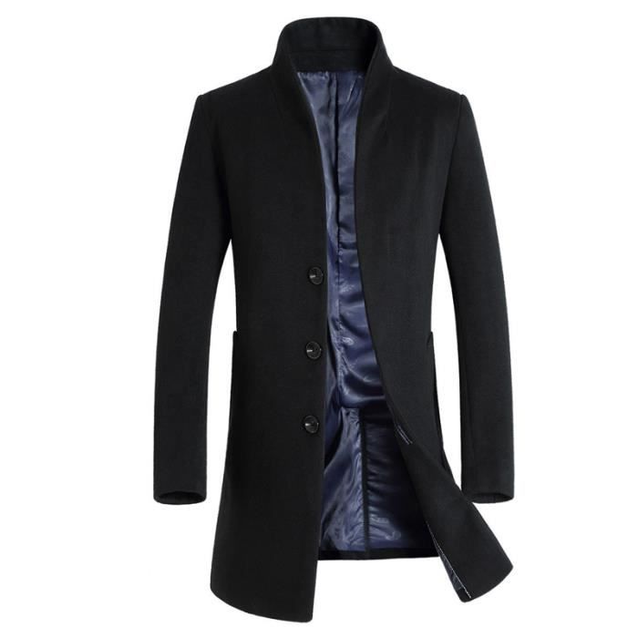 Manteau en laine mélangée homme online