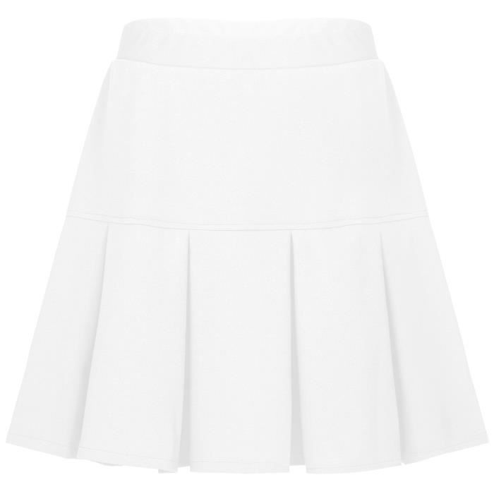 Jupe ecoliere blanche 2025