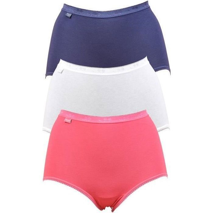 Sloggi Culotte Femme Sloggi Basic - Culotte - Lot De 4 - Femme Slip Femme Coton Sloggi