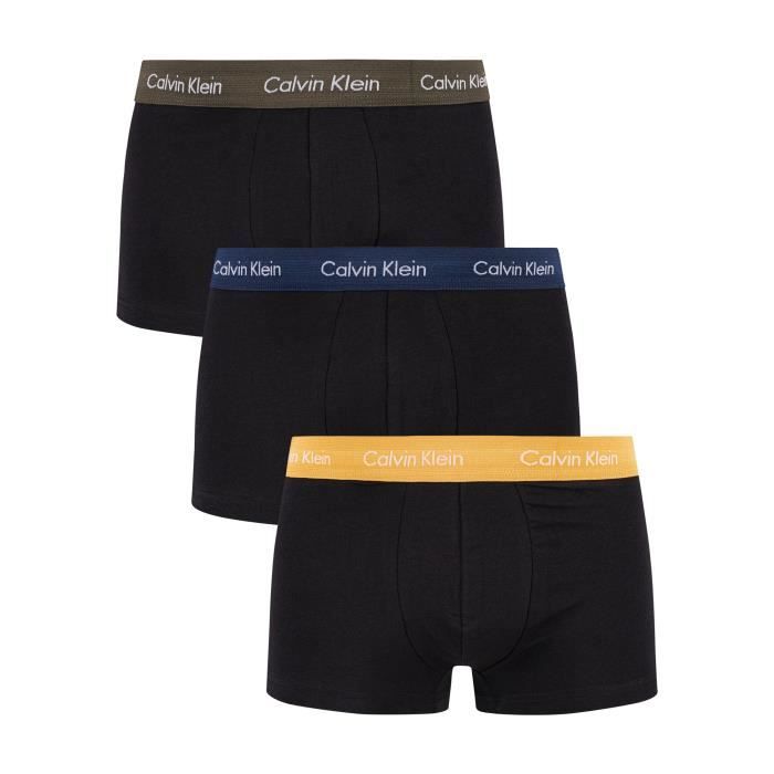 Calvin Klein Homme Paquet de 5 caleçons Taille Basse, Multicolore, M