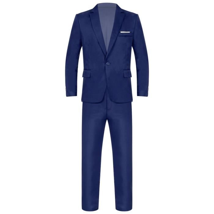 Veste costume discount homme bleu roi